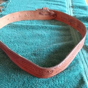 Brown Leather Belt